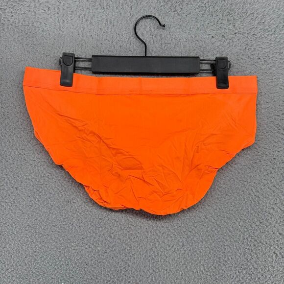 Todd Sanfield Brief Underwear men's Large Orange Fire Defiant Sport Micro NEW - Picture 4 of 7